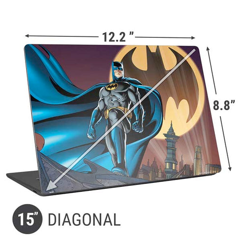 DC Comics Batman Action Pose 90's art Universal Laptop 15in (12.2 x 8.8in) Skin